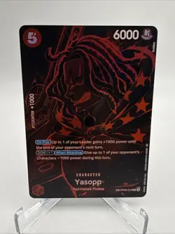One Piece TCG OP12 Legacy of the Master OP09-013 SP Yasopp ENGLISH - Image 1