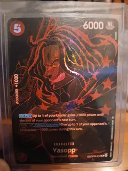 One Piece TCG OP09-013 Yasopp SP OP12 Legacy of The Master English NM - Image 1