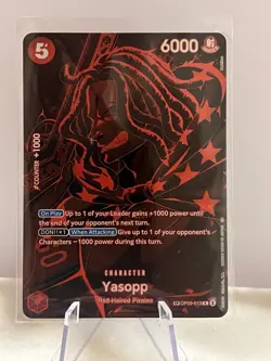 One Piece TCG OP09-013 Yasopp SP OP12 Legacy Of The Master - Image 1
