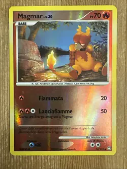 Magmar Mysterious Treasures Reverse Holo 54/123 Pokemon Card NM ITALIAN - Image 1