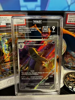 Pokemon TCG Tyranitar Scarlet & Violet Paldea Evolved Card 222/193 - Image 1