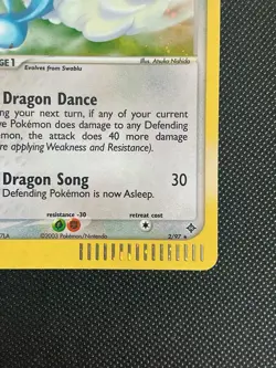 Altaria 2/97 Holo Rare (EX Dragon, 2003) NM - Pokemon Card WotC Era e-Series - Image 5