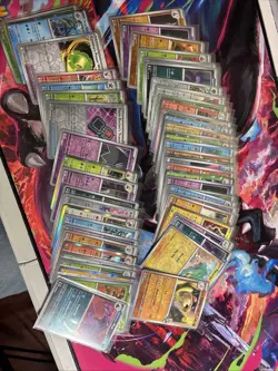 Pokemon Card - Destined Rivals - Reverse holo - NM - Lot of 50 ++ cards - Image 1