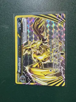 Pokemon Mandibuzz BREAK XY182 XY Promo Holo 140HP Ancient Bird Pokemon TCG Card - Image 1