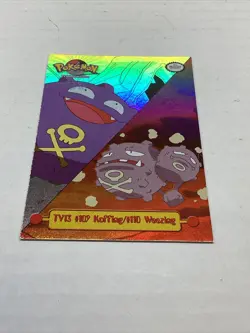 Pokemon Topps Cards- TV13 #109 Koffing/#110 Weezing-Rainbow-Foil - Image 1