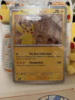 Pokemon Natural History Museum Pikachu Jumbo Card, plush And Ecology Booklet - Image 5