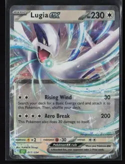 Lugia ex Classic Collection Trading Card Game Classic 017/034 NM - Image 1