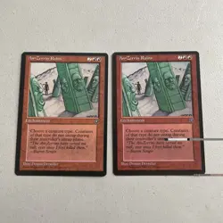 Magic the Gathering MTG 1995 Homelands Card -- An-Zerrin Ruins (x2) - Image 1