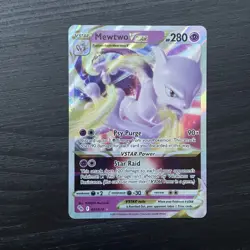 Pokemon TCG Mewtwo VSTAR Secret Rare Card 086/078 and Mewtwo 031/078 Pokemon Go - Image 5