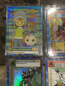 Digimon CCG 1999 Card Lot Holo Lot Of 4 Cards Super Rare - Image 3
