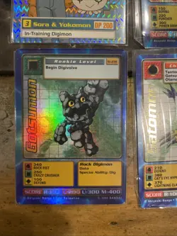 Digimon CCG 1999 Card Lot Holo Lot Of 4 Cards Super Rare - Image 4
