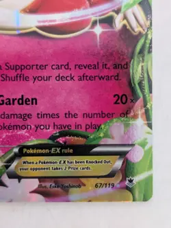 Florges Ex 67/119 - XY Phantom Forces Ultra Rare Holo Pokemon Card NM - Image 2