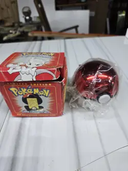 1999 Burger King Pokemon Mewtwo Gold Plated Trading Card with Pokeball and COA - Image 5