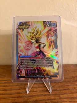 Dragon Ball Super Card Game Bandai Caulifla Awaken Leader Foil Card FB08-025 - Image 1