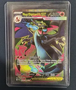 Mega Charizard X ex 109/94 NM + Ultra Rare - Phantasmal Flames Pokemon TCG Card - Image 2