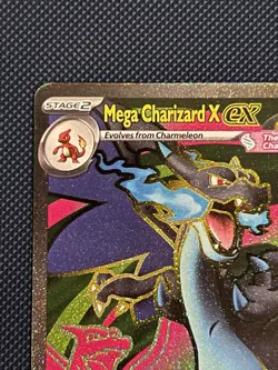 Mega Charizard X ex 109/94 NM + Ultra Rare - Phantasmal Flames Pokemon TCG Card - Image 3