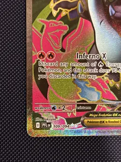Mega Charizard X ex 109/94 NM + Ultra Rare - Phantasmal Flames Pokemon TCG Card - Image 5