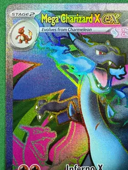 Mega Charizard X ex 109/94 NM + Ultra Rare - Phantasmal Flames Pokemon TCG Card - Image 3