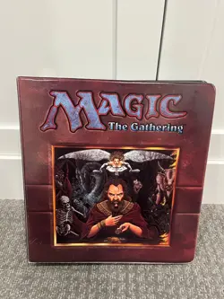 Vintage MTG Magic the Gathering 3 Ring Binder - Pete Venters WOTC 1995 USED - Image 1
