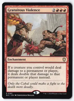 Gratuitous Violence R Commander: Bloomburrow 197 NM - Image 1