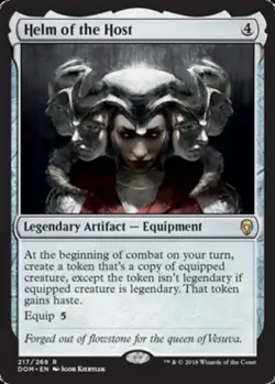 [1x] Helm of the Host Near Mint, English Dominaria MTG Magic - Image 1