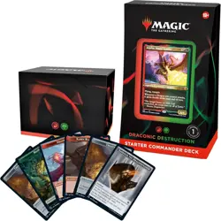 Magic: The Gathering Starter Commander Deck - Draconic Destruction (Red-Green) - Image 1