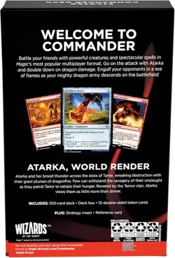 Magic: The Gathering Starter Commander Deck - Draconic Destruction (Red-Green) - Image 5