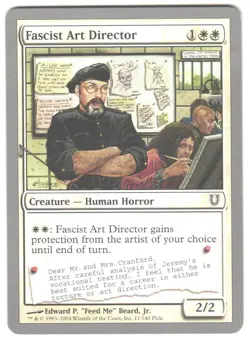 Magic_the_gathering Unhinged Fascist Art Director #11 2004,MTG,LP Common - Image 1