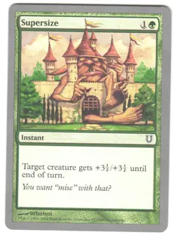 Magic_the_gathering Unhinged Supersize #113 2004,MTG,LP Common - Image 1