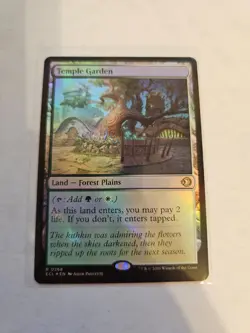 Temple Garden FOIL MTG Lorwyn Eclipsed Nm/M - Image 1