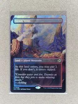 MTG Magic Lorwyn Eclipsed Steam Vents (Borderless) Foil 348 NM - Image 1