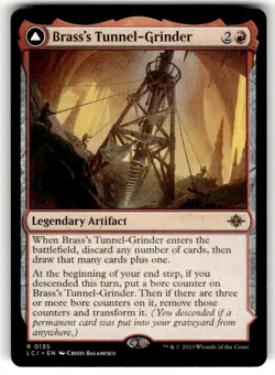 The Lost Caverns of Ixalan Brass's Tunnel-Grinder // Tecutlan, the Searing Rift - Image 1