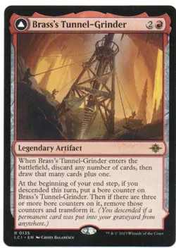 MTG Brass's Tunnel-Grinder #0135 Lost Caverns of Ixalan Rare - Image 1