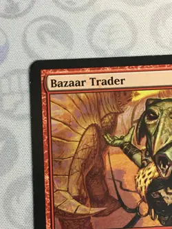 D1329 MAGIC GATHERING WORLDWAKE BAZAAR TRADER 73 MP R MTG - Image 3