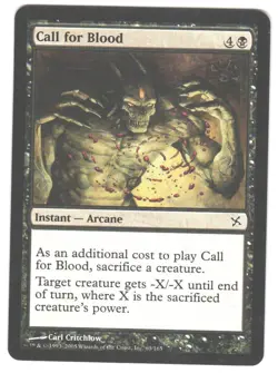 Magic_the_gathering Betrayers of Kamigawa Call for Blood #63 MTG,LP Common - Image 1