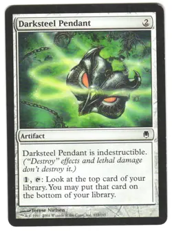 Magic_the_gathering Darksteel Darksteel Pendant #113 2004,MTG,LP Common - Image 1