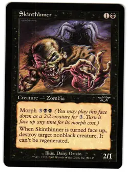 Magic_the_gathering Legions Skinthinner #80 2003,MTG,LP Common - Image 1