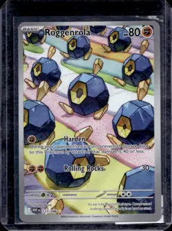 2025 Pokemon SV White Flare WHT EN Roggenrola Illustration Rare #127/086 - Image 1