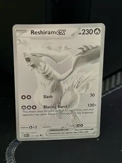 2025 Pokemon SV White Flare WHT EN Reshiram ex Black and Rare #173/086 - Image 1
