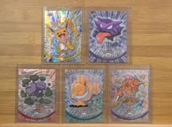 Pokemon Topps Chrome. #135 Jolteon #110 Weezing #97 Hypno #93 Haunter #85 Dodrio - Image 1