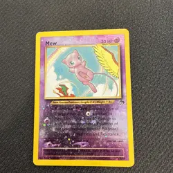Mew Southern Islands Reverse Holo 1/18 Pokemon Card Promo LP/MP - Image 3