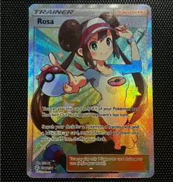 Rosa Full Art 236/236 Sm-Cosmic Eclipse Holo NEAR MINT Pokemon Trainer - Image 1