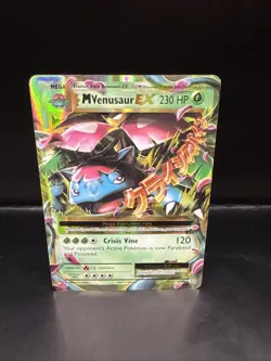 Pokemon TCG M Venusaur EX Ultra Rare Full Art Holo 2/108 Evolutions 2016 NM/M - Image 1