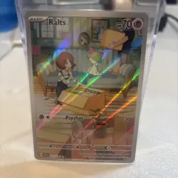 Pokemon TCG Pokemon Ralts 211/198 Scarlet & Violet Full Art Holo - Image 1