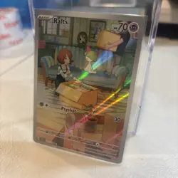 Pokemon TCG Pokemon Ralts 211/198 Scarlet & Violet Full Art Holo - Image 2