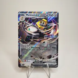Pokemon TCG STAMPED Melmetal ex 105/142 STELLAR CROWN double rare - Image 1