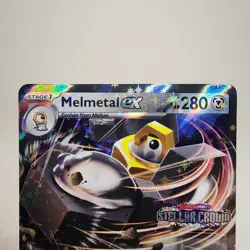 Pokemon TCG STAMPED Melmetal ex 105/142 STELLAR CROWN double rare - Image 3