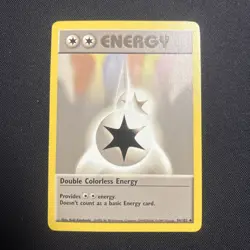 Double Colorless Energy 096/102 Base Set + 4 Random Pokemon Lot - Image 2