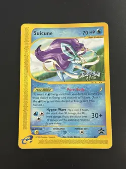 Suicune 2002 #53 Pokemon 4EVER Promo Black Star LP Non Holo - Image 1