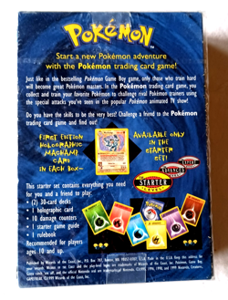 1999 Pokemon Base Set 2 Player Starter Deck Factory Sealed WOTC Machamp Holo - Image 3